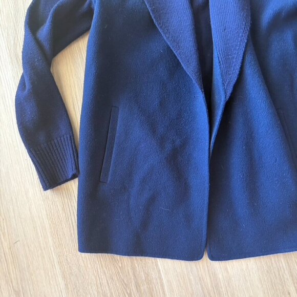 Vince medium Navy sweater Jacket blazer Cardigan Medium - Picture 2 of 9